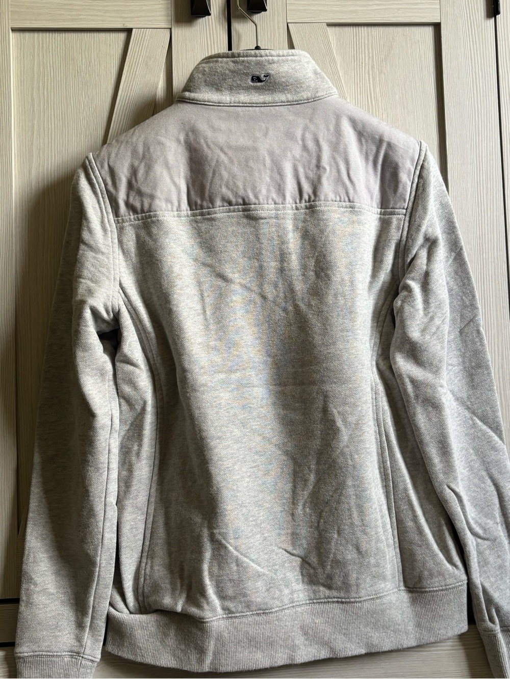 Vineyard Vines Tan Pullover with Pink Logo Patch - Picture 6 of 12